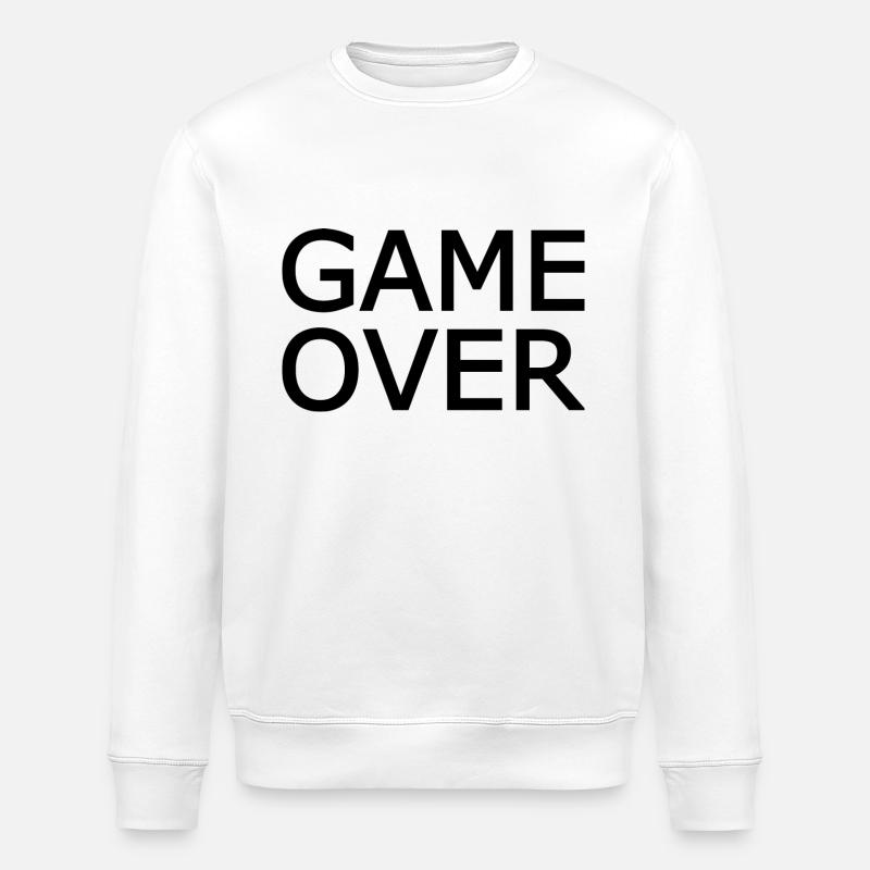 Game over - Sweat bio ROLLER Stanley/Stella Unisexe - blanc