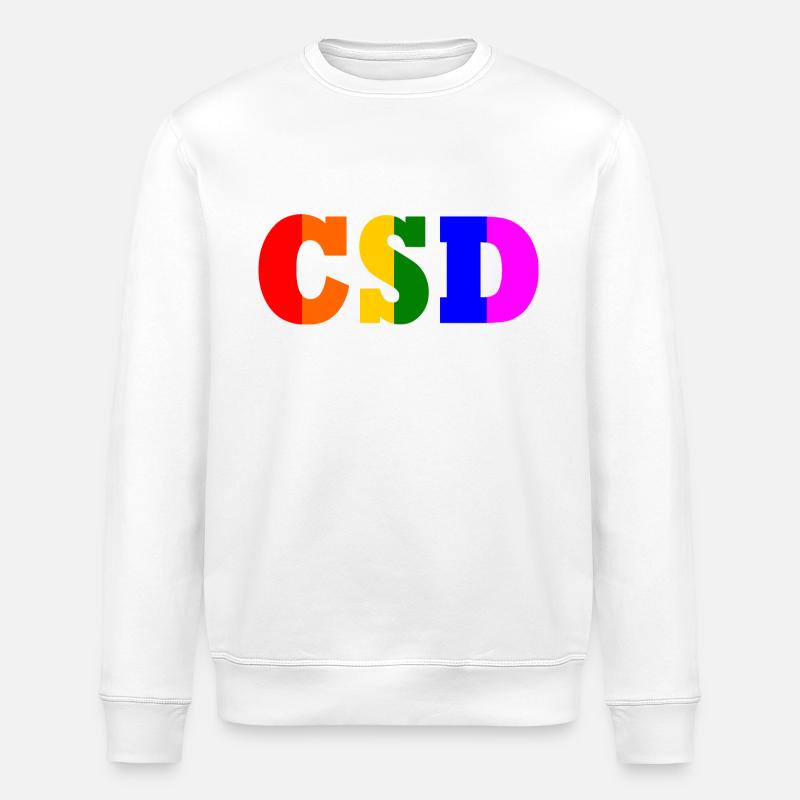 Csd - Stanley/Stella ROLLER Unisex Organic Sweatshirt - white