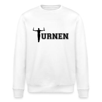 Turnen, Turner; Turner and Ringen - Stanley/Stella Unisex Bio-Sweatshirt ROLLER - Weiß - Vorne - Nik (191cm)
