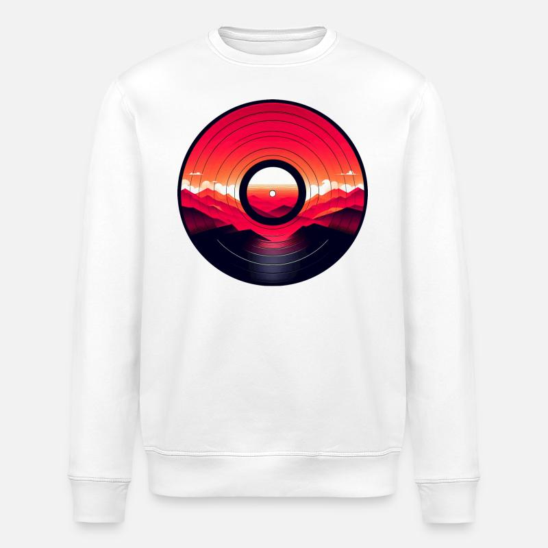 Vinyl Berg - Stanley/Stella Unisex Bio-Sweatshirt ROLLER - Weiß