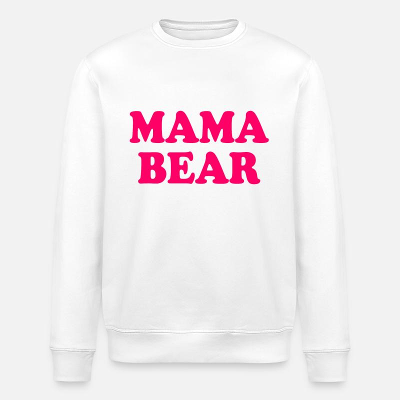 Mama bear - Sweat bio ROLLER Stanley/Stella Unisexe - blanc