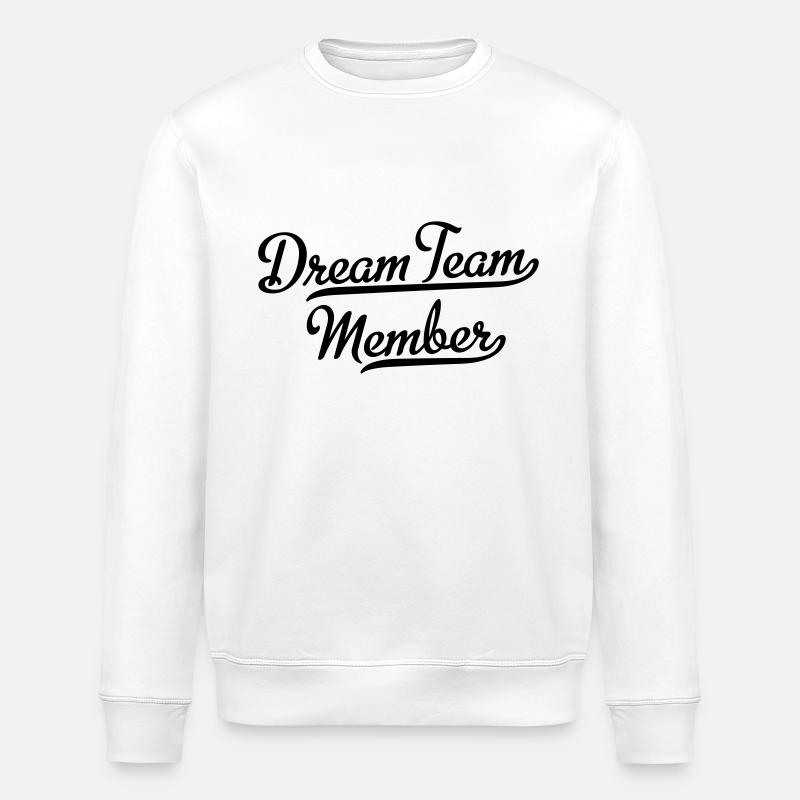 dream team member - Sweat bio ROLLER Stanley/Stella Unisexe - blanc