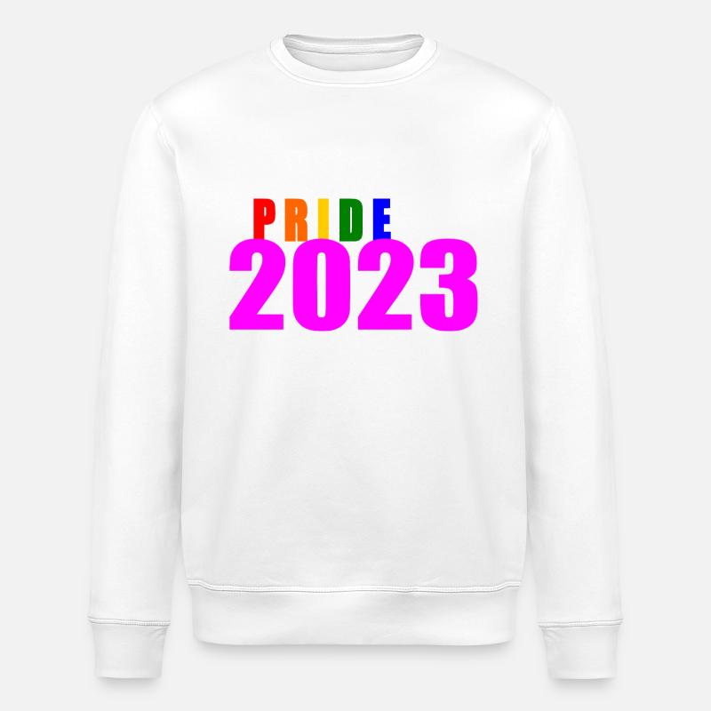 Pride 2023 - Stanley/Stella ROLLER Unisex Organic Sweatshirt - white