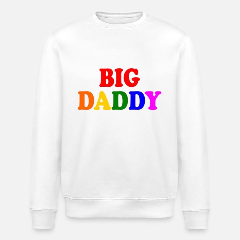 Big daddy - Stanley/Stella Unisex Bio-Sweatshirt ROLLER - Weiß