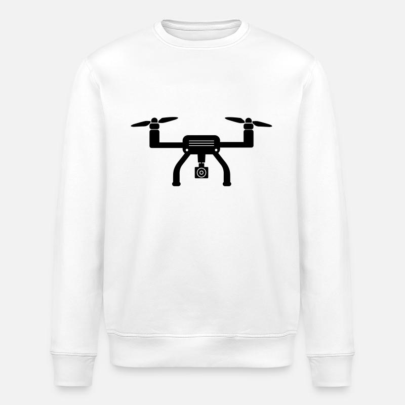 drone - Sweat bio ROLLER Stanley/Stella Unisexe - blanc