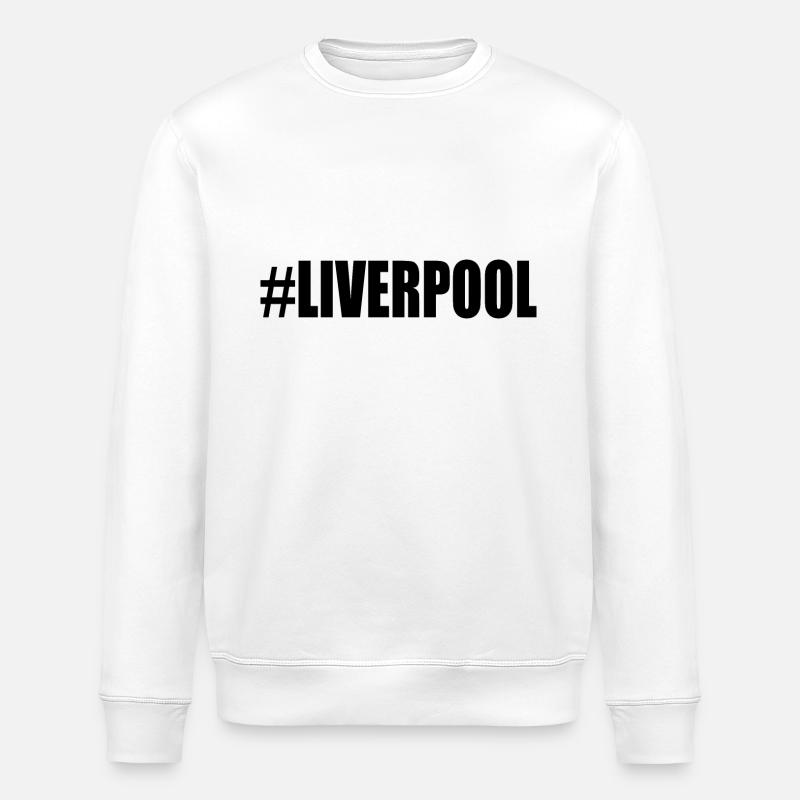 LIVERPOOL - Stanley/Stella Unisex Bio-Sweatshirt ROLLER - Weiß