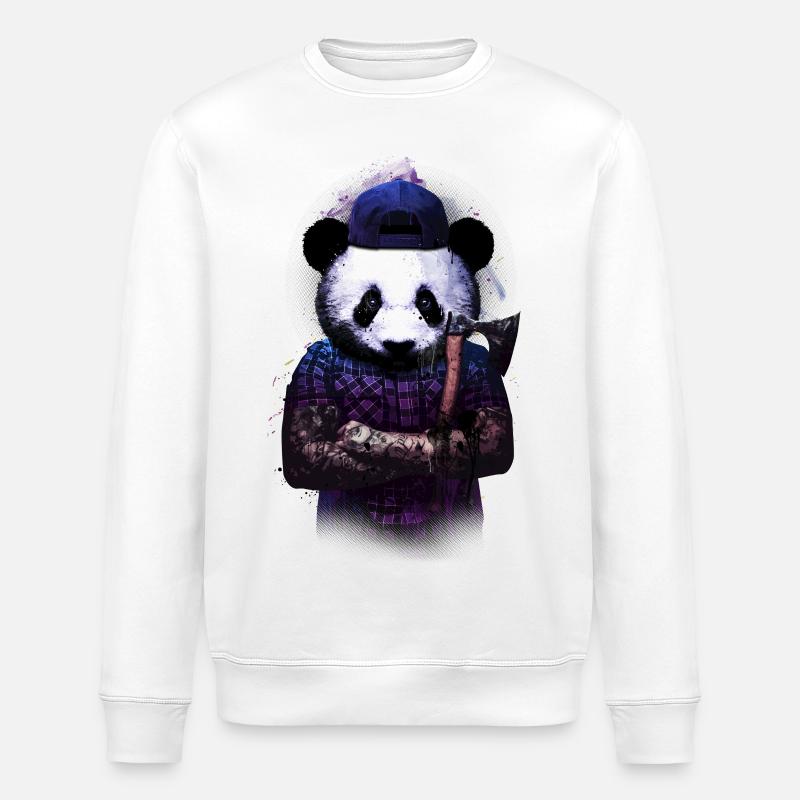 woods panda - Sweat bio ROLLER Stanley/Stella Unisexe - blanc