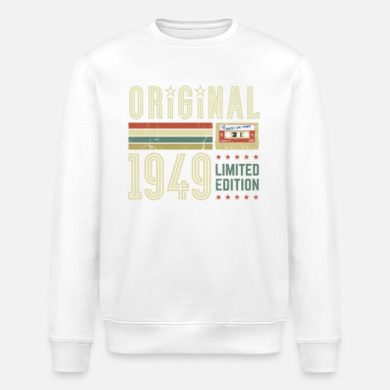 Original 1949 - Édition limitée - Sweat bio ROLLER Stanley/Stella Unisexe - blanc