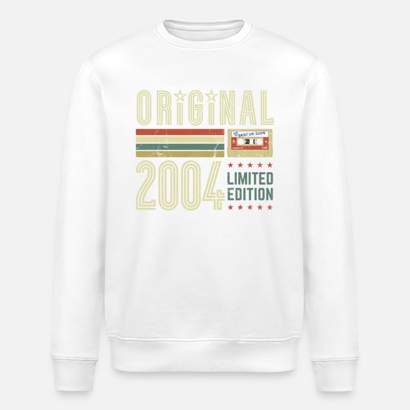 Original 2004 - Limited Edition - Stanley/Stella ROLLER Unisex Organic Sweatshirt - white