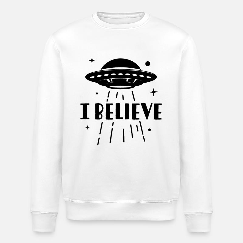 Je crois - Sweat bio ROLLER Stanley/Stella Unisexe - blanc