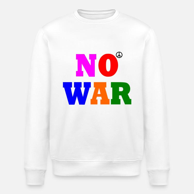 No war - Stanley/Stella Unisex Bio-Sweatshirt ROLLER - Weiß