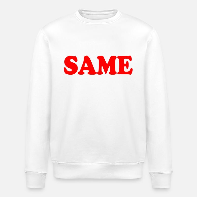 Same - Sweat bio ROLLER Stanley/Stella Unisexe - blanc
