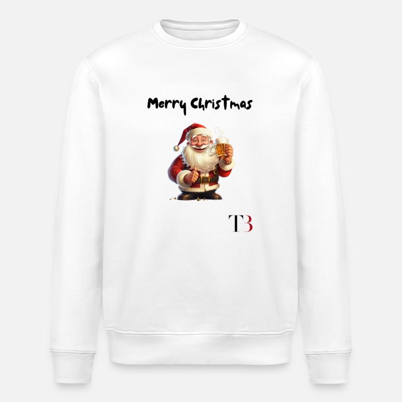 Joyeux Noël - Sweat bio ROLLER Stanley/Stella Unisexe - blanc