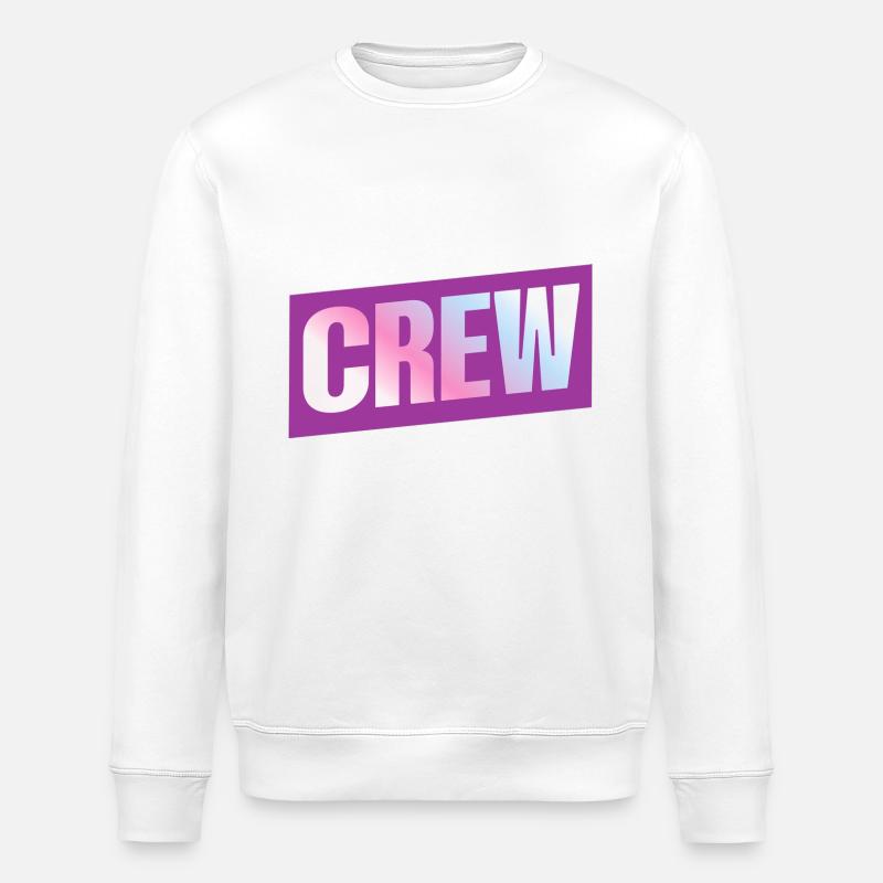 Crew - Stanley/Stella Unisex Bio-Sweatshirt ROLLER - Weiß
