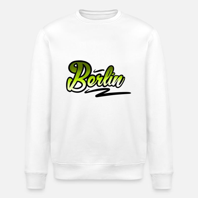Berlin - Sweat bio ROLLER Stanley/Stella Unisexe - blanc