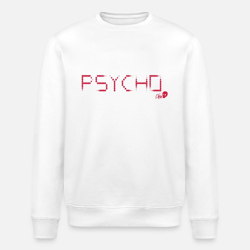 PSYCHO - Sweat bio ROLLER Stanley/Stella Unisexe - blanc