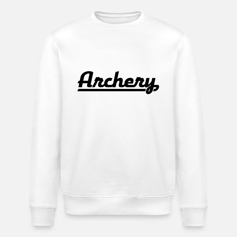 ARCHERY - Stanley/Stella Unisex Bio-Sweatshirt ROLLER - Weiß