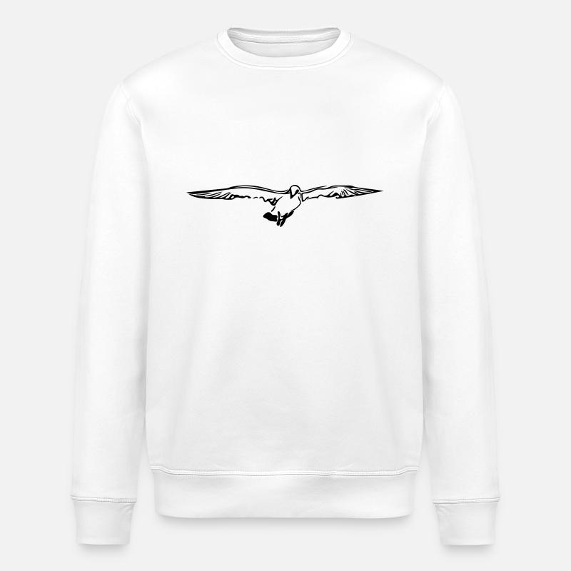 mouette - Sweat bio ROLLER Stanley/Stella Unisexe - blanc