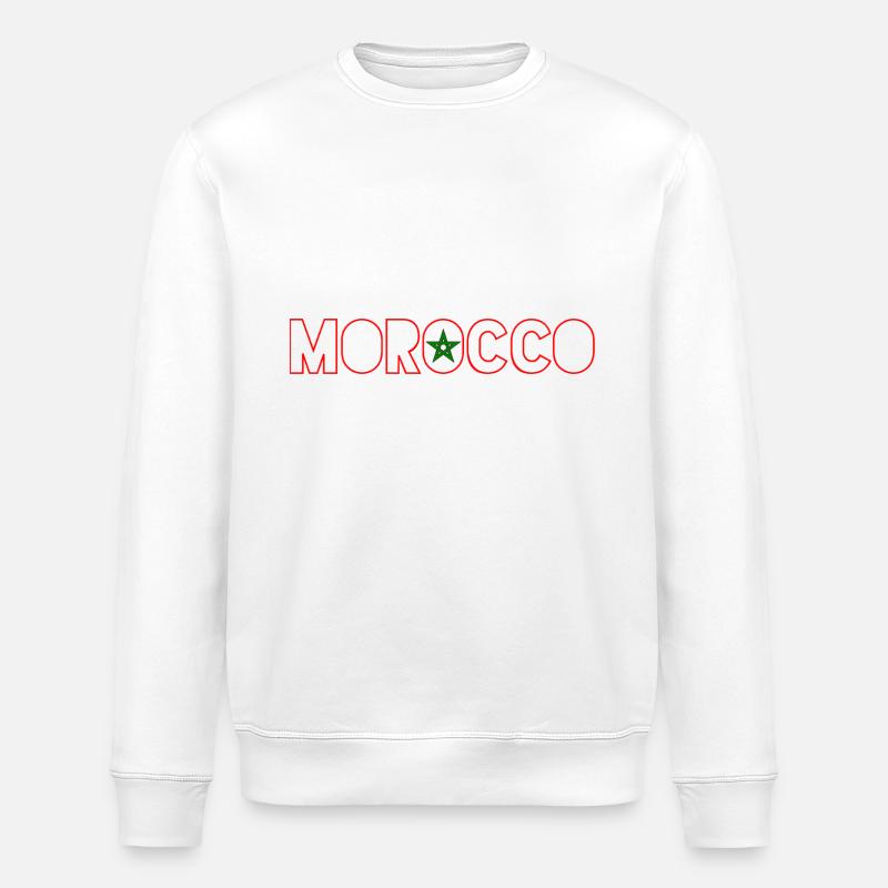 Maroc - Sweat bio ROLLER Stanley/Stella Unisexe - blanc