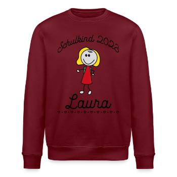 Schulkind 2023 Laura - Stanley/Stella Unisex Bio-Sweatshirt ROLLER - Weiß - Vorne - Nik (191cm)