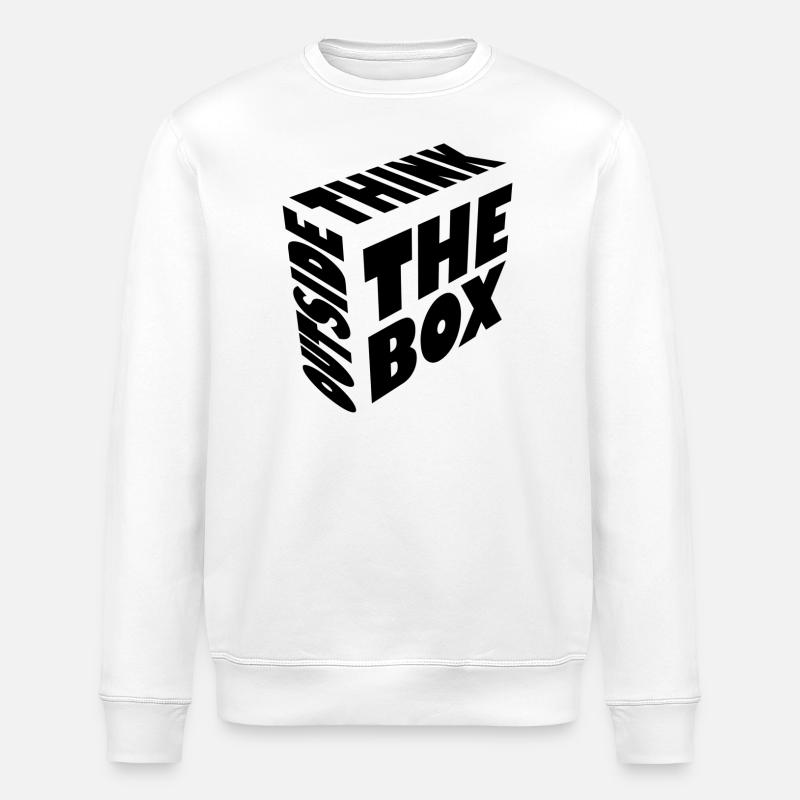 Die Kunst des Andersdenkens - Stanley/Stella Unisex Bio-Sweatshirt ROLLER - Weiß