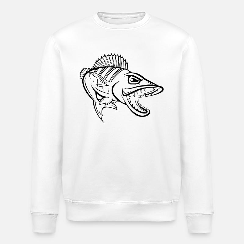 Barsch 001 - Stanley/Stella Unisex Bio-Sweatshirt ROLLER - Weiß