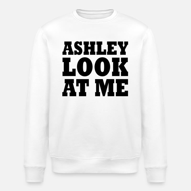 Ashley look at me - Sweat bio ROLLER Stanley/Stella Unisexe - blanc