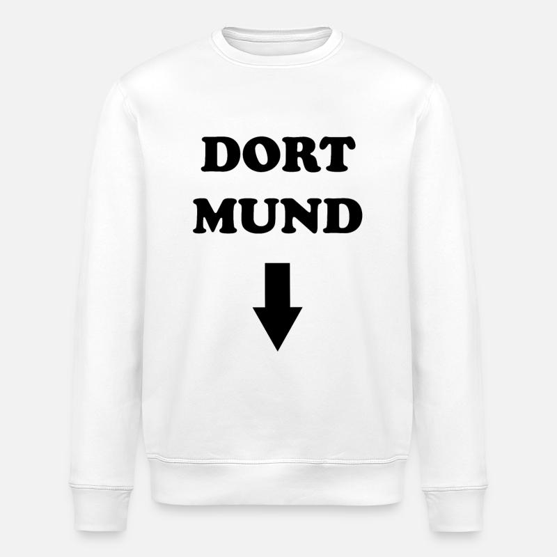 DORT MUND - Stanley/Stella Unisex Bio-Sweatshirt ROLLER - Weiß