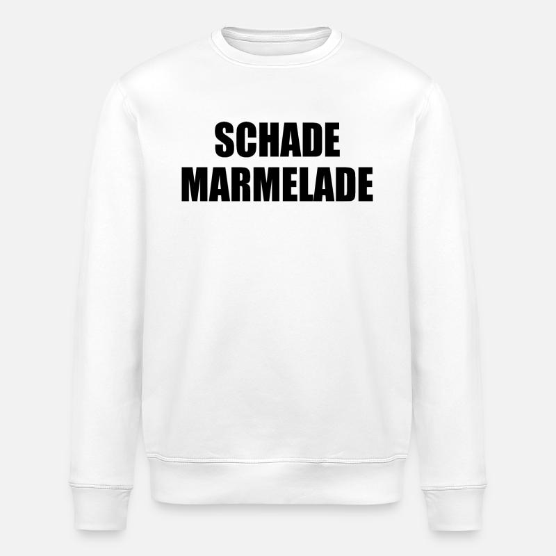 Schade Marmelade - Stanley/Stella Unisex Bio-Sweatshirt ROLLER - Weiß