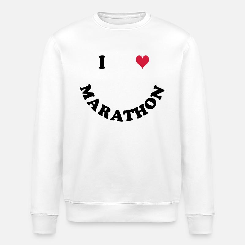 Marathon - Sweat bio ROLLER Stanley/Stella Unisexe - blanc