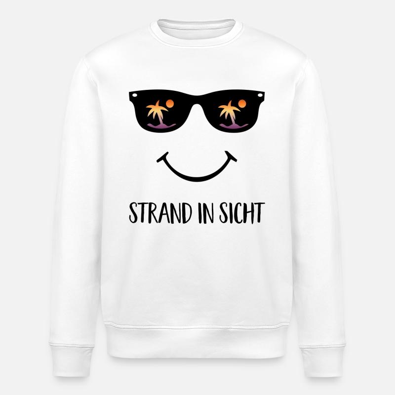 Plage - Sweat bio ROLLER Stanley/Stella Unisexe - blanc