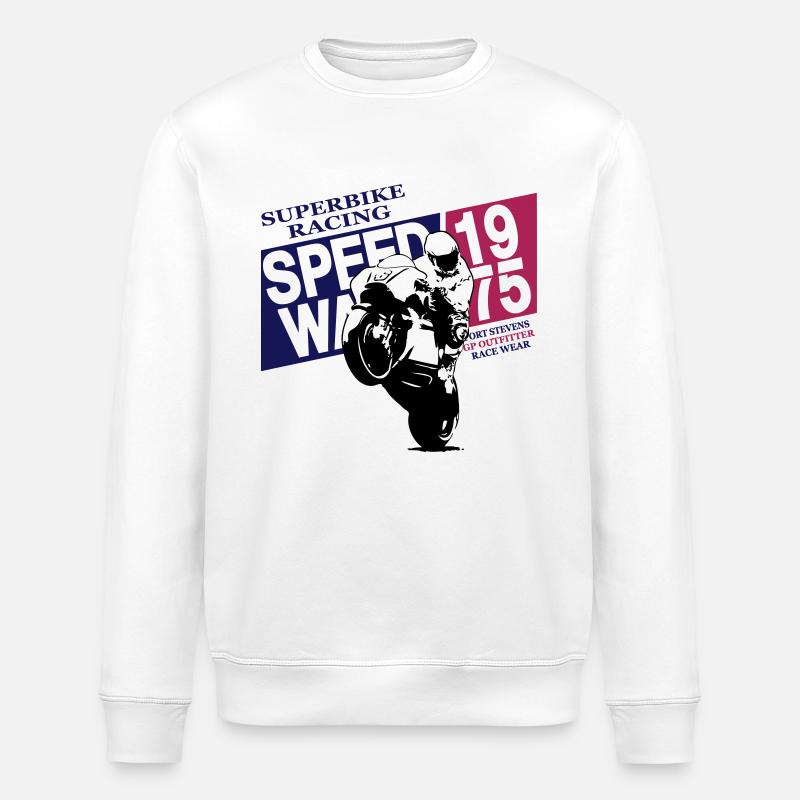 Moto-GP Racing - Sweat bio ROLLER Stanley/Stella Unisexe - blanc