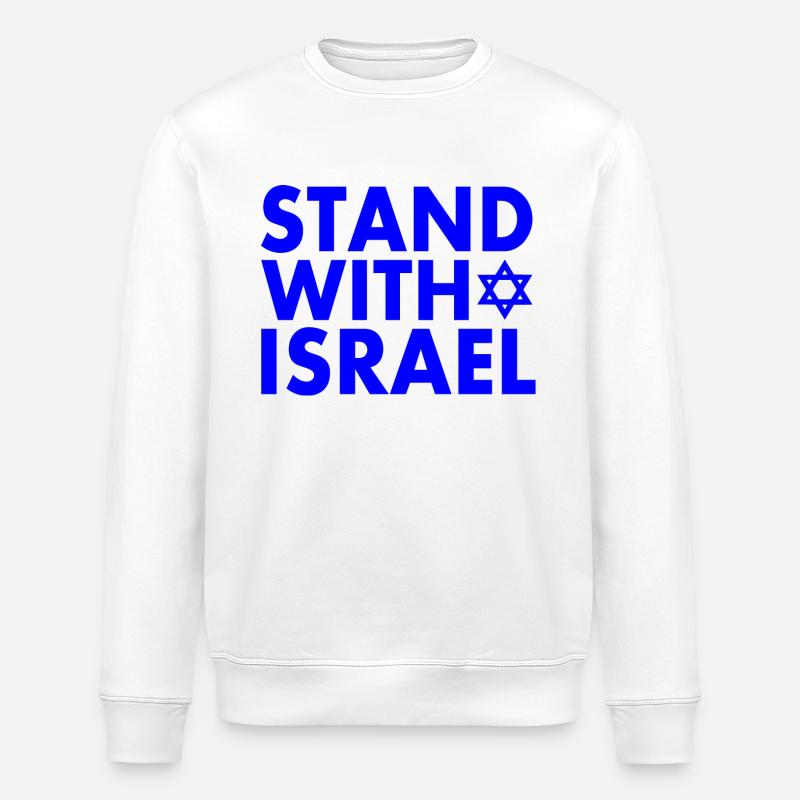Israel - Stanley/Stella Unisex Bio-Sweatshirt ROLLER - Weiß