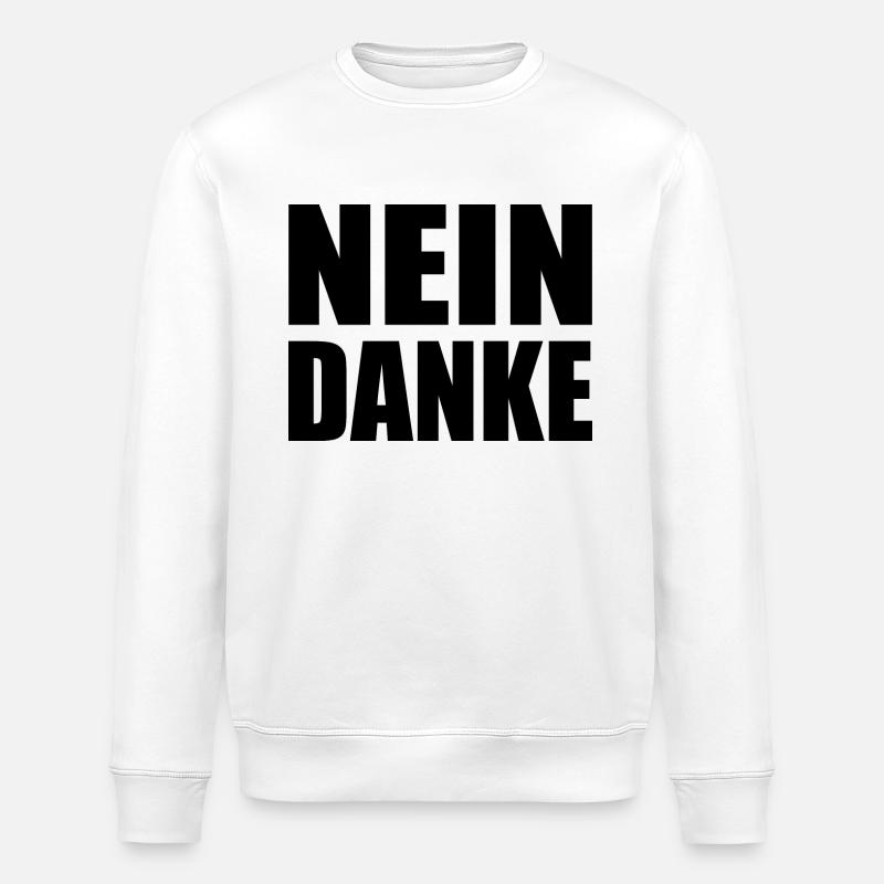 Nein danke - Stanley/Stella Unisex Bio-Sweatshirt ROLLER - Weiß