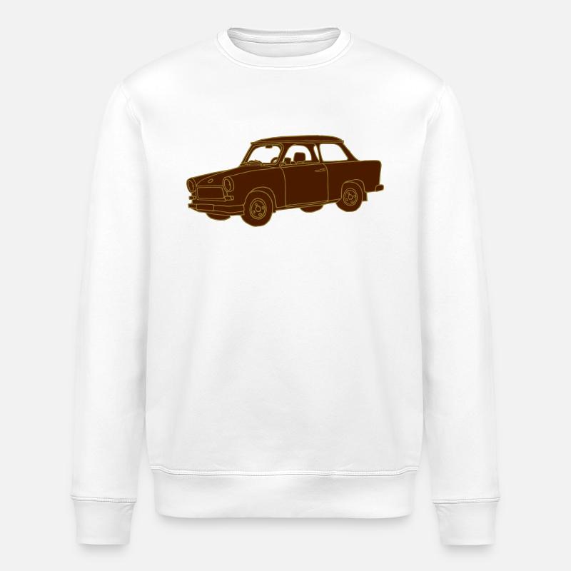 Voiture  2 - Sweat bio ROLLER Stanley/Stella Unisexe - blanc