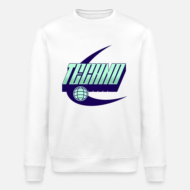 Techno - Stanley/Stella Unisex Bio-Sweatshirt ROLLER - Weiß