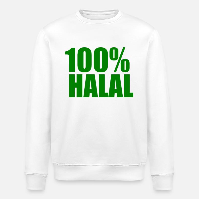 Halal - Sweat bio ROLLER Stanley/Stella Unisexe - blanc