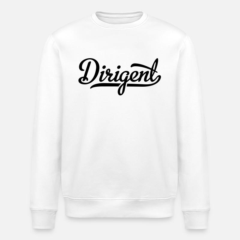 Chef d’orchestre - Sweat bio ROLLER Stanley/Stella Unisexe - blanc