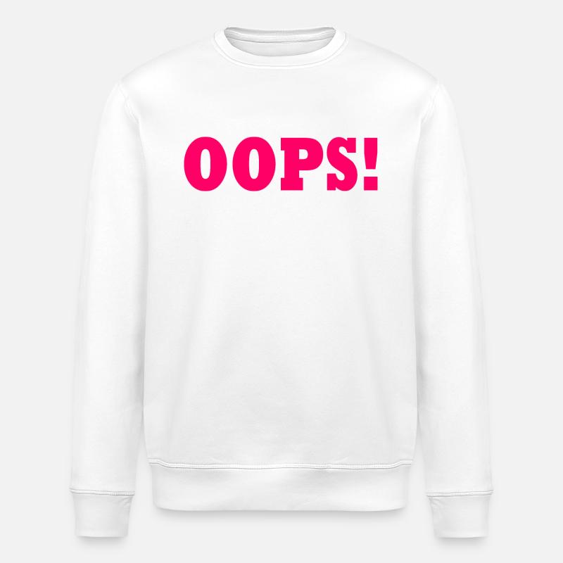 Oops - Sweat bio ROLLER Stanley/Stella Unisexe - blanc