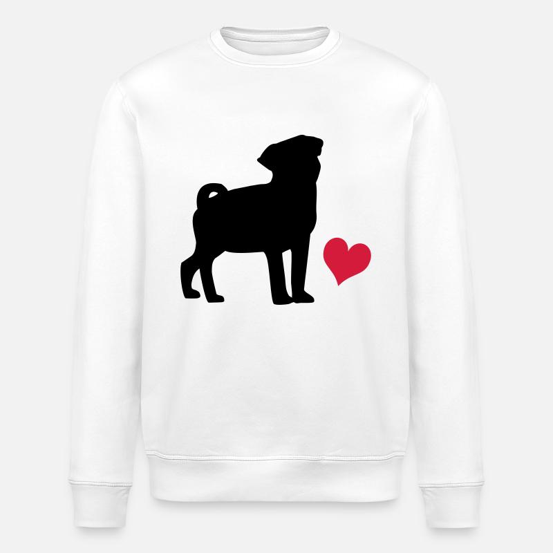 Mops - Sweat bio ROLLER Stanley/Stella Unisexe - blanc