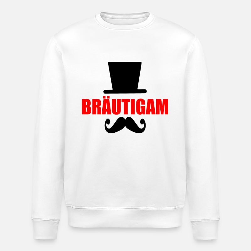 team bräutigam - Stanley/Stella Unisex Bio-Sweatshirt ROLLER - Weiß