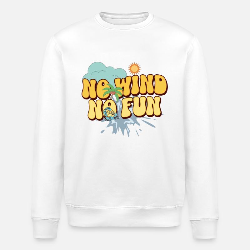 Kitesurf Kitesurfer Kiteboard - Sweat bio ROLLER Stanley/Stella Unisexe - blanc