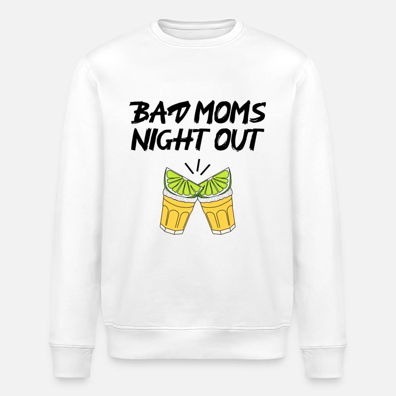 Soirée Bad Moms - Sweat bio ROLLER Stanley/Stella Unisexe - blanc