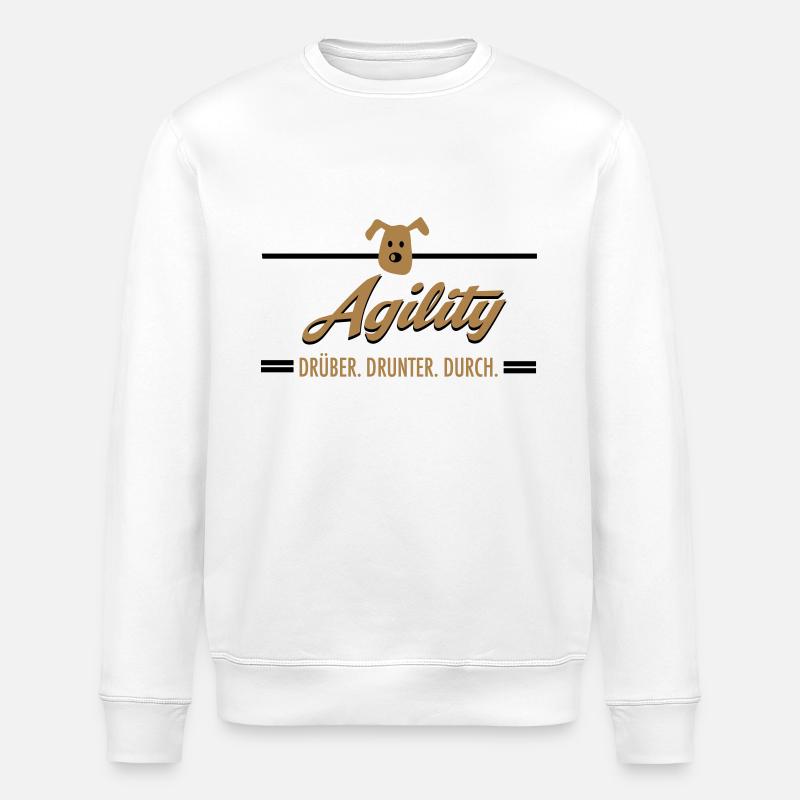 Agility - Sweat bio ROLLER Stanley/Stella Unisexe - blanc