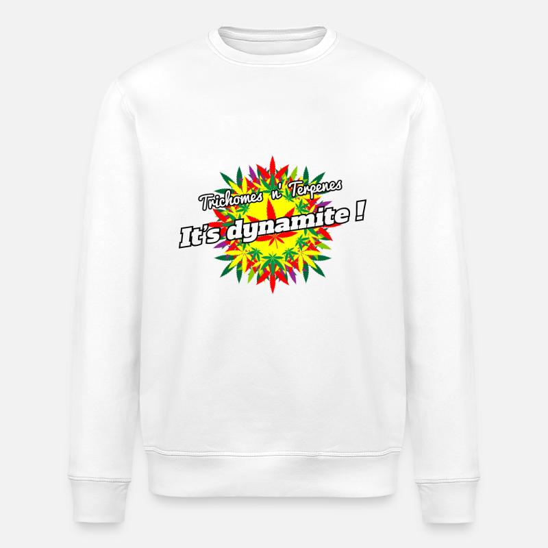 Explosion der Sinne - Stanley/Stella Unisex Bio-Sweatshirt ROLLER - Weiß