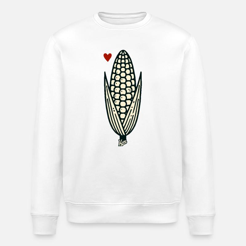 Corncob - Stanley/Stella ROLLER Unisex Organic Sweatshirt - white