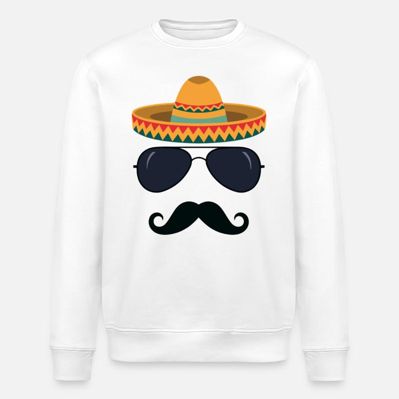 Cinco De Mayo - Sweat bio ROLLER Stanley/Stella Unisexe - blanc