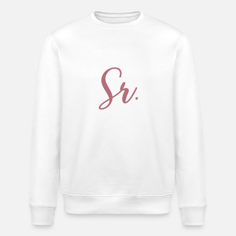 Sr. Verlobungsgeschenk Bräutigam wird Hochzeitsfeier - Stanley/Stella Unisex Bio-Sweatshirt ROLLER - Weiß