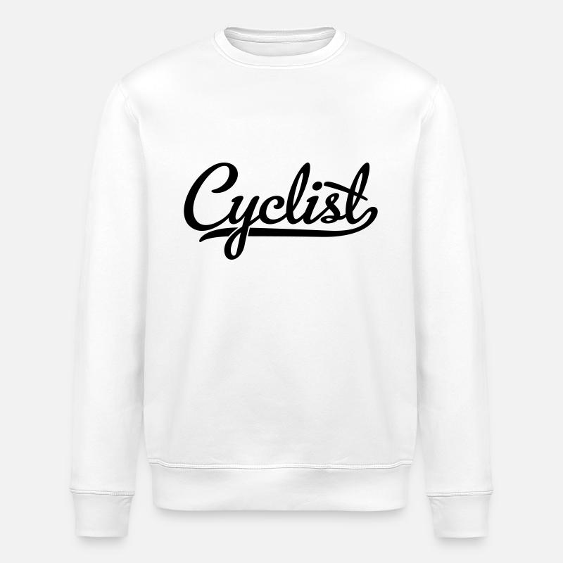 Cyclists - Stanley/Stella ROLLER Unisex Organic Sweatshirt - white
