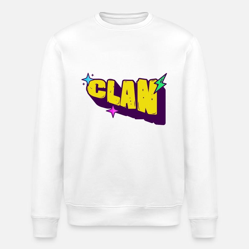 Clan - Sweat bio ROLLER Stanley/Stella Unisexe - blanc